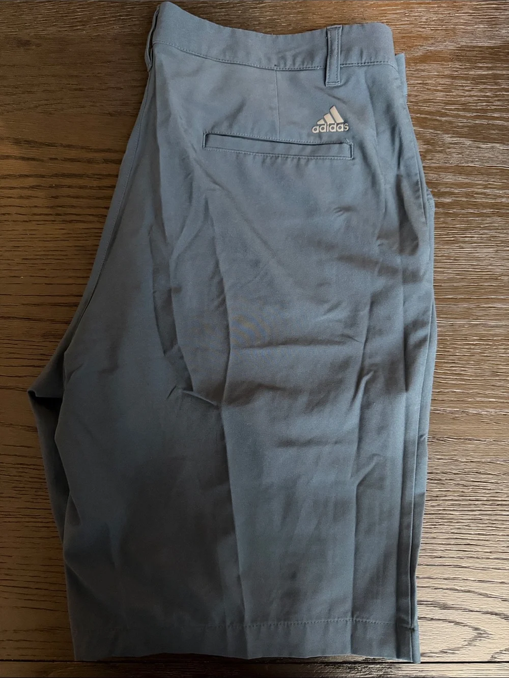 adidas navy Golf Shorts with Raised Logo